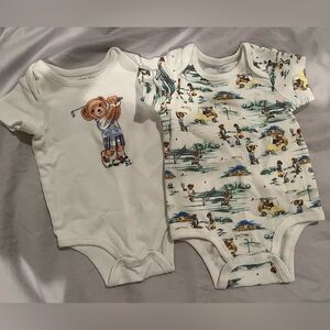Ralph Lauren Bear Onsies size 3 months